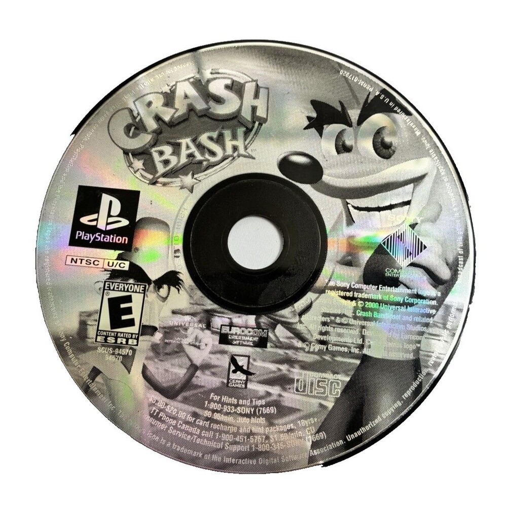 Crash Bash PS1 Playstation 1 Video Game Disc Only